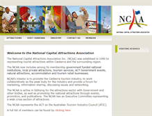 Tablet Screenshot of nationalattractions.com.au